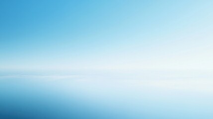 Obraz premium A smooth light blue and white pastel gradient background with a subtle grainy texture, soft transitions, minimalist design, ideal for modern posters, banners, and abstract backdrops.