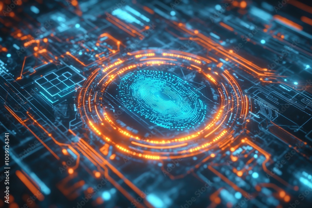 Poster fingerprint detected on a circuit board