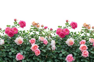 Rose border flower nature plant.