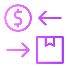 purchasing gradient icon