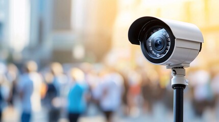 Portable Solar CCTV at Outdoor Festival - Eco-Friendly Security Solution for Sustainable Crowd Control and Event Monitoring