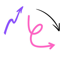 illustration of a arrows