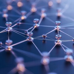 3D model of a healthcare network showing interconnected providers and services, advanced care system infrastructure,