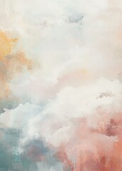 Dreamy Clouds in the Sky Background