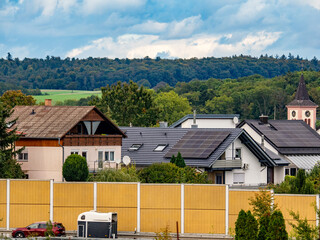 Lärmschutzwand an einer Umgehungsstrasse