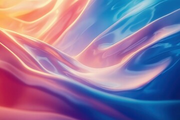 Obraz premium Smooth Dynamic Abstract Background with Light Effects