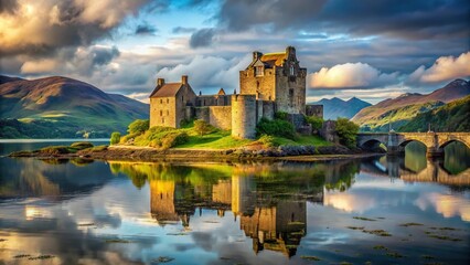 Eilean Donan Castle on the Isle of Skye in Scotland
