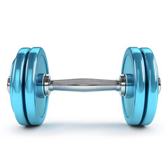 Obraz premium Fitness Dumbbell Isolated On White Background