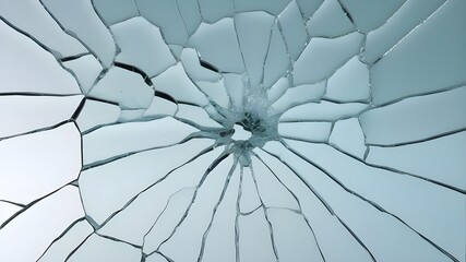 cracked glass