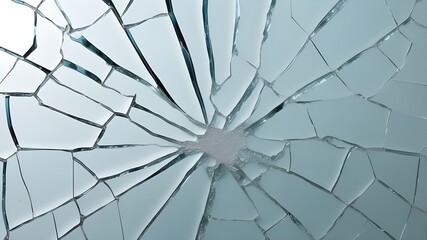 cracked glass