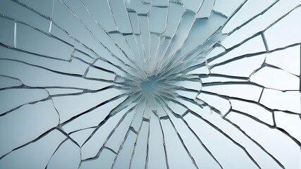 cracked glass