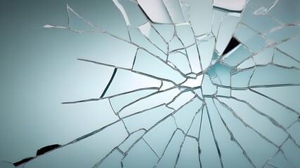 cracked glass