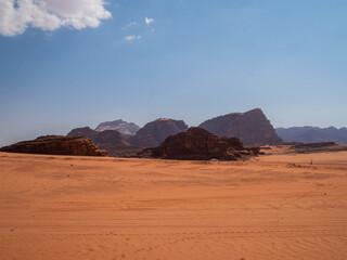 Jordania Wadi rum desert hill