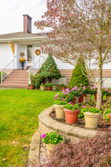 Outdoor landscape in North Vancouver, British Columbia, Canada.