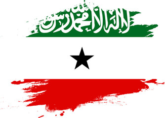 Grunge Brush On Flag Of SOMALILAND