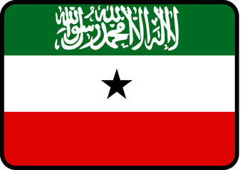 SOMALILAND Flag Rounded Rectangle Icon