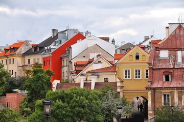 Lublin city in Poland. Landmarks of Poland.
