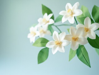 Fototapeta premium Beautiful White Lily Flowers