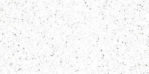 Terrazzo flooring consists of chips of marble texture. quartz surface white, black for bathroom or kitchen countertop. white paper texture background. rock stone marble backdrop textured illustration.