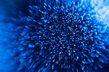 Glitter bokeh background. Blue color sparkles Abstract Holiday. Bokeh background. Holiday backgrounds. Abstract background with copy space. Blue Bokeh background.