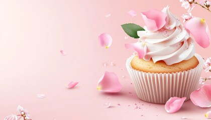 Vector illustration of a pizza topped with mushrooms and pineapple chunks, surrounded by orange slices on a wooden floor background.