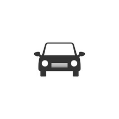 Car icon isolated on transparent background