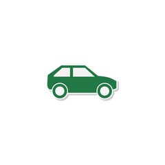 Car icon isolated on transparent background
