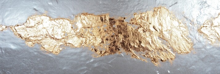 Abstract silver and gold textured background for modern design