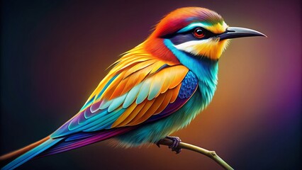 Obraz premium Elegant Bird Line Art Illustration Perfect for Minimalist Decor and Nature Inspired Designs