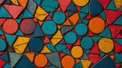 Geometric shapes, colorful backgrounds, and abstract designs that can be used for design elements.