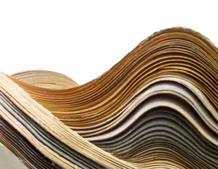 topographic wavy pattern design. Generative AI.