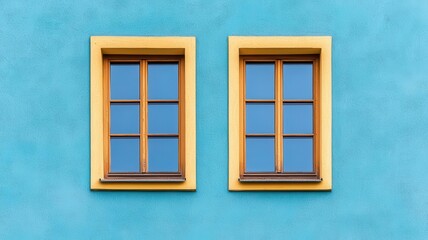 Fototapeta premium Engineers retrofitting old buildings with energy-efficient windows and insulation, energy efficiency, green building renovation