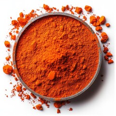 Orange Powder in a Bowl