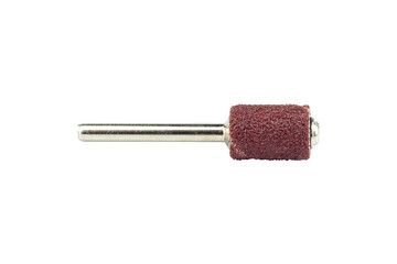 grinding wheel for hand engraver isolated from background