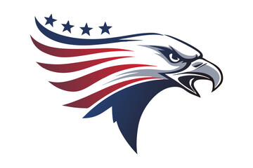 American eagle symbol vector illustration 