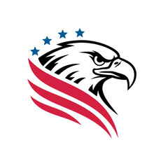 American eagle symbol vector illustration 
