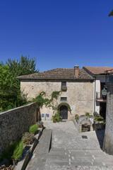 Obraz premium A characteristic house in Fontechiari, a village in Lazio in Italy.