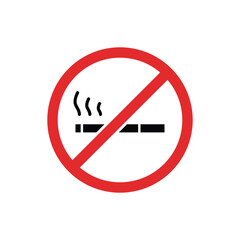 no smoking solid icon vector design good for web or mobile app