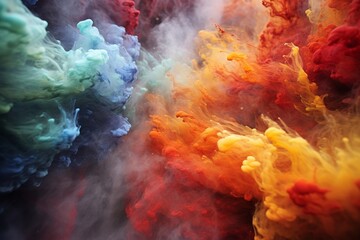 Close up view of plasma separation process in laboratory for research background