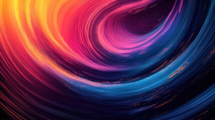 Abstract Swirls of Color