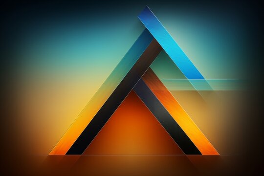 Vibrant corner segments with bisecting axis and dual angles, featuring central text space