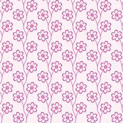 Floral Textile Seamless Pattern Design