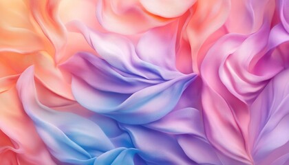 Obraz premium Soft Pastel Abstract Art with Fluid Shapes Gradient Colors