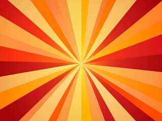 Obraz premium Retro sun red and orange background Abstract summer sun background
