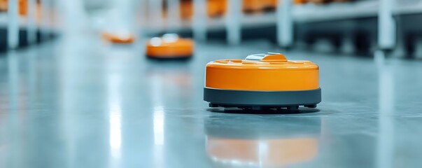 Obraz premium High-Tech Logistics Solutions with AI Robotics - Seamless Integration of Smart Warehouses for Global Transport and Predictive Maintenance Efficiency