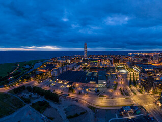 Naklejka premium Västra hamnen i malmö