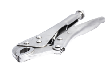 Irwin Vise Grip Straight Jaw Locking Pliers, die cut transparent.