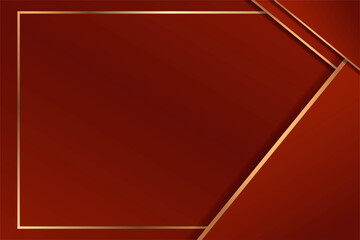 luxury background by using red and gold color