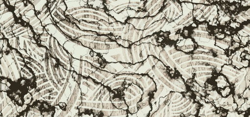 Grange black and white abstract background . Digital image with a psychedelic stripes. Abstract psychedelic stripes for digital wallpaper design ,geometric art,Optical illusion style