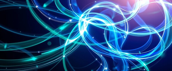 Obraz premium Abstract Light Streams with Metallic Highlights for Smartphone Cases